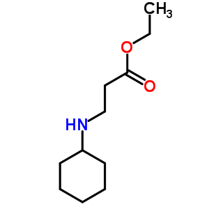 Ethyl 3-(cyclohexylamino)propanoate Structure,6635-61-6Structure