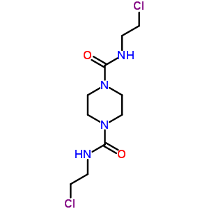 N,n-bis(2-chloroethyl)piperazine-1,4-dicarboxamide Structure,6635-69-4Structure