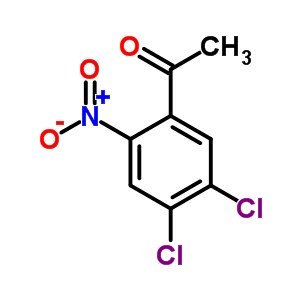 Ethanone,1-(4,5-dichloro-2-nitrophenyl)- Structure,6635-71-8Structure