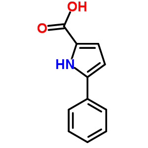 5-Phenyl-1h-pyrrole-2-carboxylic acid Structure,6636-06-2Structure