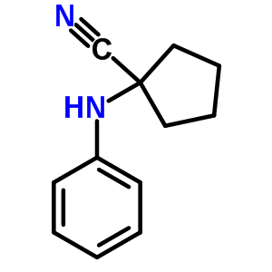 1-(Phenylamino)cyclopentanecarbonitrile Structure,6636-92-6Structure