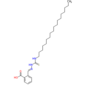 2-[(Z)-(octadecylthiocarbamoylhydrazinylidene)methyl]benzoic acid Structure,6637-00-9Structure