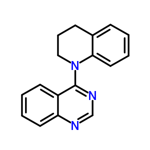 4-(3,4-Dihydro-2h-quinolin-1-yl)quinazoline Structure,6637-36-1Structure