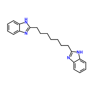 2-[7-(1H-benzoimidazol-2-yl)heptyl]-1h-benzoimidazole Structure,6637-38-3Structure