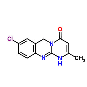 4H-pyrimido[2,1-b]quinazolin-4-one,8-chloro-6,11-dihydro-2-methyl- Structure,66424-86-0Structure