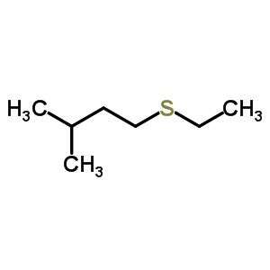 1-(Ethylsulfanyl)-3-methylbutane Structure,66481-77-4Structure