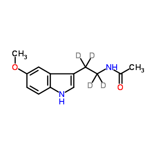 N-acetyl-5-methoxytryptamine-a,a,b,b-d4 Structure,66521-38-8Structure