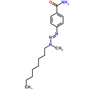 Benzamide, 4-(3-methyl-3-octyl-1-triazenyl)- Structure,66521-49-1Structure