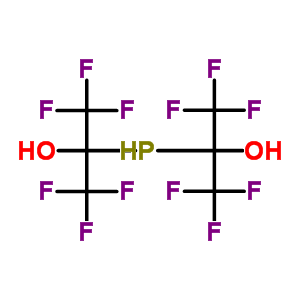 1,1,1,3,3,3-Hexafluoro-2-(2,2,2-trifluoro-1-hydroxy-1-(trifluoromethyl)ethylphosphanyl)propan-2-ol Structure,66644-46-0Structure