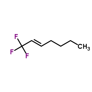 (2E)-1,1,1-trifluoro-2-heptene Structure,66716-12-9Structure