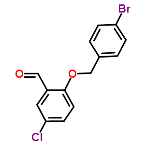 2-[(4-Bromobenzyl)oxy]-5-chlorobenzaldehyde Structure,667436-67-1Structure