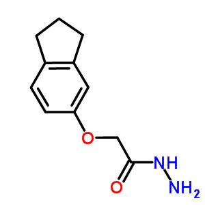 2-(2,3-dihydro-1H-inden-5-yloxy)acetohydrazide Structure,667437-07-2Structure