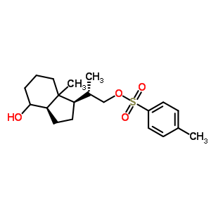 2-(4-Hydroxy-7a-methyloctahydro-1h-inden-1-yl)propyl 4-methylbenzenesulfonate Structure,66774-80-9Structure