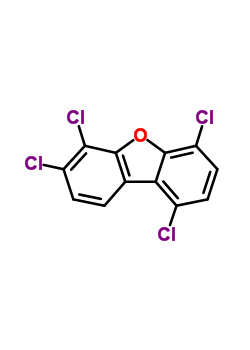 1,4,6,7-Tetrachlorodibenzofuran Structure,66794-59-0Structure