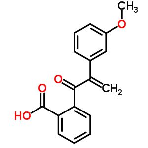 Benzoic acid,2-[2-(3-methoxyphenyl)-1-oxo-2-propen-1-yl]- Structure,66802-35-5Structure