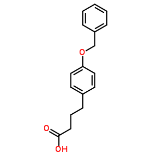 4-(4-(Benzyloxy)phenyl)butanoic acid Structure,6686-26-6Structure