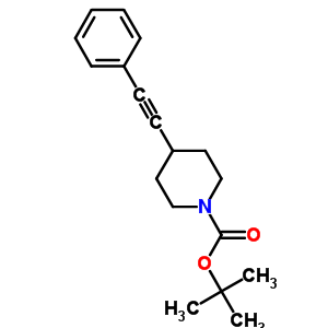 N-boc-4-(phenylethynyl)piperidine Structure,669015-08-1Structure