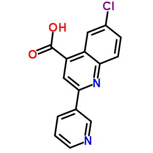 6-Chloro-2-pyridin-3-ylquinoline-4-carboxylic acid Structure,669709-49-3Structure