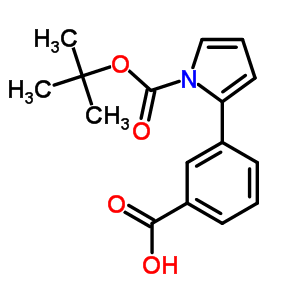 3-(2-N-boc-pyrrole)benzoic acid Structure,669713-97-7Structure