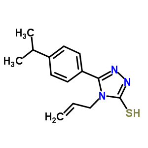 4-Allyl-5-(4-isopropylphenyl)-4H-1,2,4-triazole-3-thiol Structure,669729-26-4Structure