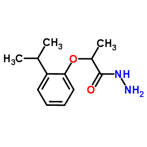 2-(2-Isopropylphenoxy)propanohydrazide Structure,669737-46-6Structure