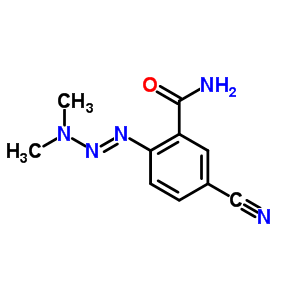 Benzamide, 5-cyano-2-(3,3-dimethyl-1-triazenyl)- Structure,66974-97-8Structure