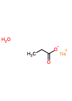 Propanoic Acid Sodiumsalt Hydrate Structure,6700-17-0Structure