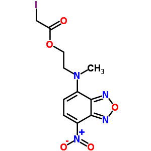 2-Iodo-acetic acid 2-[methyl(7-nitro-2,1,3-benzoxadiazol-4-yl)amino]ethyl ester Structure,67013-48-3Structure