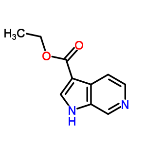 1H-pyrrolo[2,3-c]pyridine-3-carboxylic acid ethyl ester Structure,67058-73-5Structure