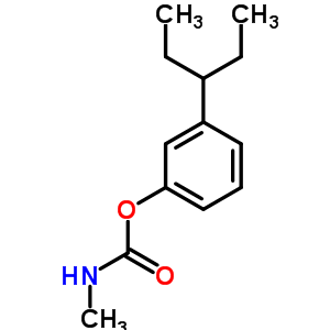 3-(1-Ethylpropyl)phenyl methylcarbamate Structure,672-04-8Structure