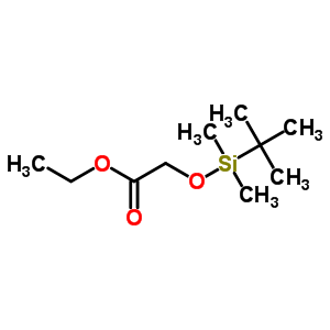 2-[[(1,1-Dimethylethyl)dimethylsilyl]oxy]acetic acid ethyl ester Structure,67226-78-2Structure