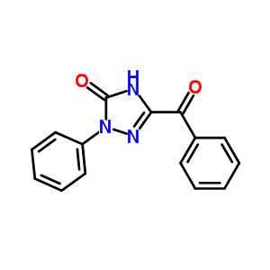 5-Benzoyl-2-phenyl-1,2-dihydro-3h-1,2,4-triazol-3-one Structure,67266-66-4Structure