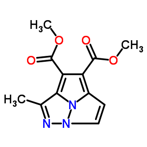 Dimethyl 2-methyl-1,6a,6b-triazacyclopenta(cd)pentalene-3,4-dicarboxylate Structure,67279-91-8Structure