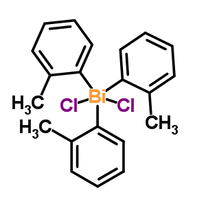 Tri-o-tolylbismuth dichloride Structure,6729-60-8Structure