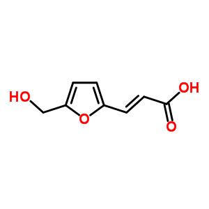 3-(5-Hydroxymethyl-furan-2-yl)-acrylic acid Structure,67310-57-0Structure