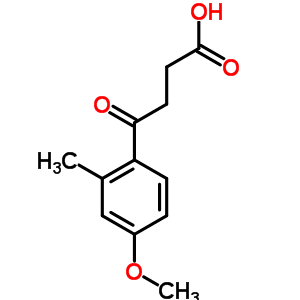 4-(4-Methoxy-2-methyl-phenyl)-4-oxo-butyric acid Structure,67405-48-5Structure