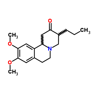 2H-benzo[a]quinolizin-2-one,1,3,4,6,7,11b-hexahydro-9,10-dimethoxy-3-propyl-, hydrochloride (1:1) Structure,67455-67-8Structure