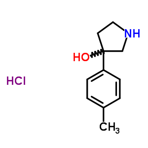 3-P-Tolyl-pyrrolidin-3-ol hydrochloride Structure,67465-16-1Structure