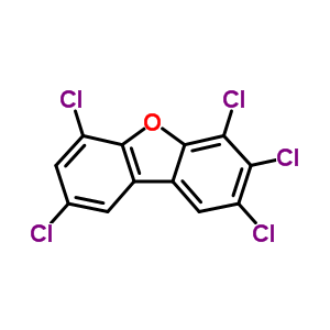 2,3,4,6,8-Pentachlorodibenzofuran Structure,67481-22-5Structure