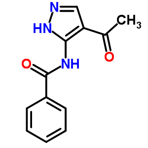 N-(4-acetyl-2h-pyrazol-3-yl)benzamide Structure,67560-26-3Structure