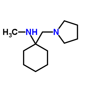 Methyl-(1-pyrrolidin-1-ylmethyl-cyclohexyl)-amine Structure,675602-55-8Structure