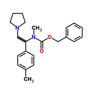 1-Pyrrolidin-2-(4-methylphenyl)-2-(n-cbz-n-methyl)amino-ethane Structure,675602-72-9Structure