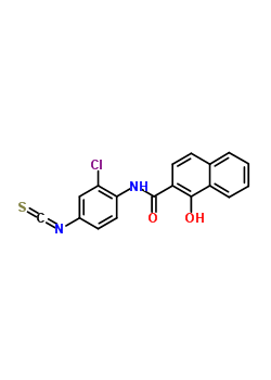 N-(2-chloro-4-isothiocyanatophenyl)-1-hydroxy-2-naphthamide Structure,67728-25-0Structure