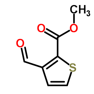 3-Formyl-thiophene-2-carboxylic acid methyl ester Structure,67808-71-3Structure