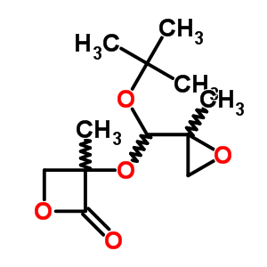 3-Methyl-3-[(2-methyloxiran-2-yl)-tert-butoxy-methoxy]oxetan-2-one Structure,67872-66-6Structure