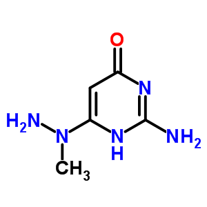 2-Amino-6-(amino-methyl-amino)-1h-pyrimidin-4-one Structure,67873-21-6Structure