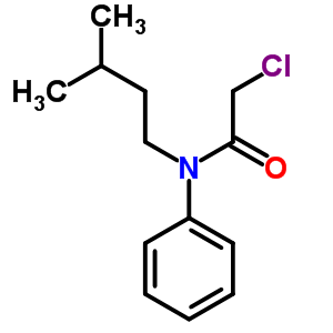 Acetamide,2-chloro-n-(3-methylbutyl)-n-phenyl- Structure,67898-04-8Structure