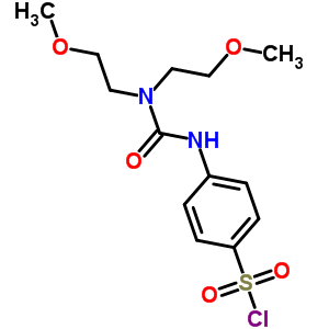 4-[3,3-Bis(2-methoxyethyl)ureido]benzenesulfonyl chloride Structure,680185-48-2Structure