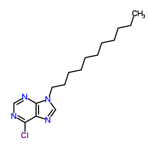 6-Chloro-9-undecyl-purine Structure,68180-16-5Structure