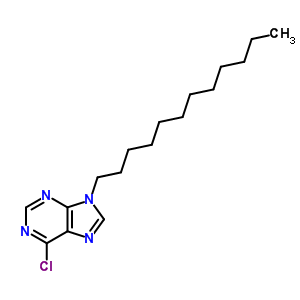 6-Chloro-9-dodecyl-purine Structure,68180-24-5Structure